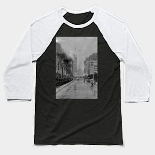 Somewhere along a New York City Road Baseball T-Shirt